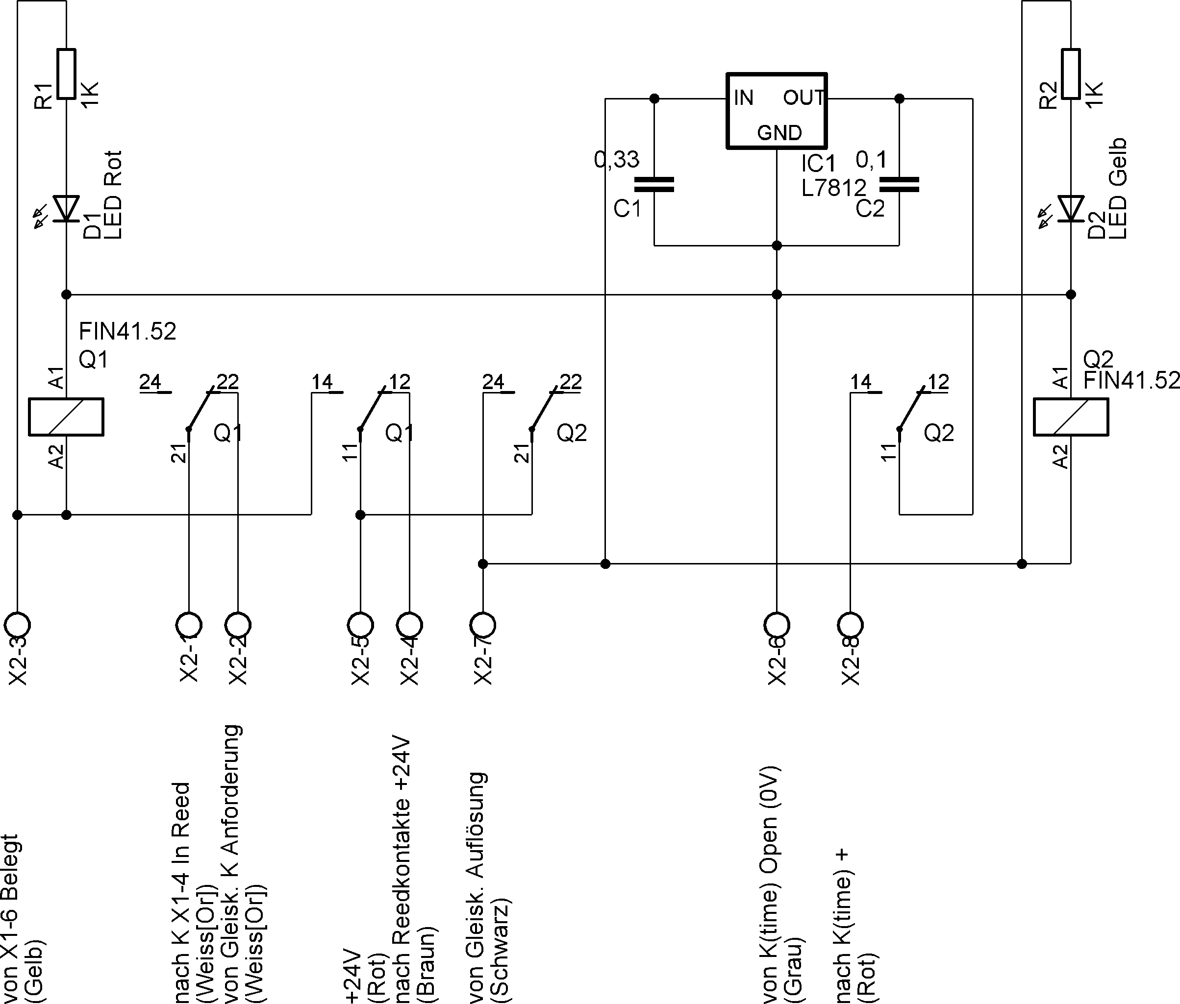 Bild vom Schaltplan der Auflöseplatine